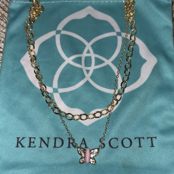 Kendra Scott SADIE 14K Gold Over Brass Multi-Strand Necklace - Lavender - Picture 2 of 5